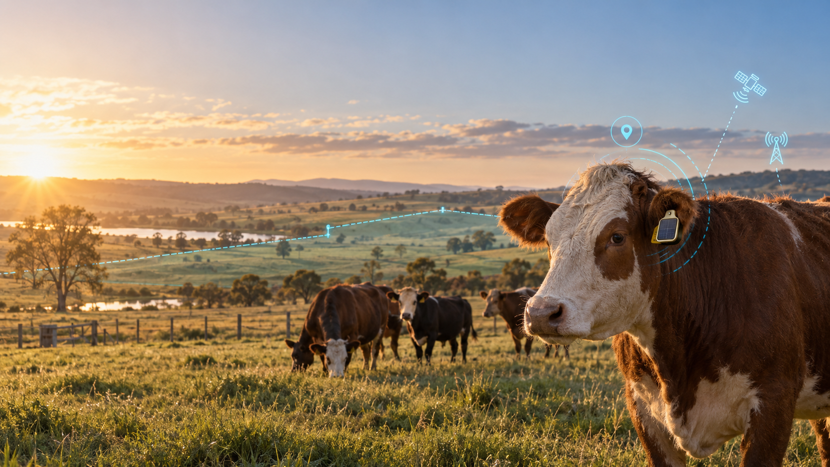 Connected livestock tracking concept