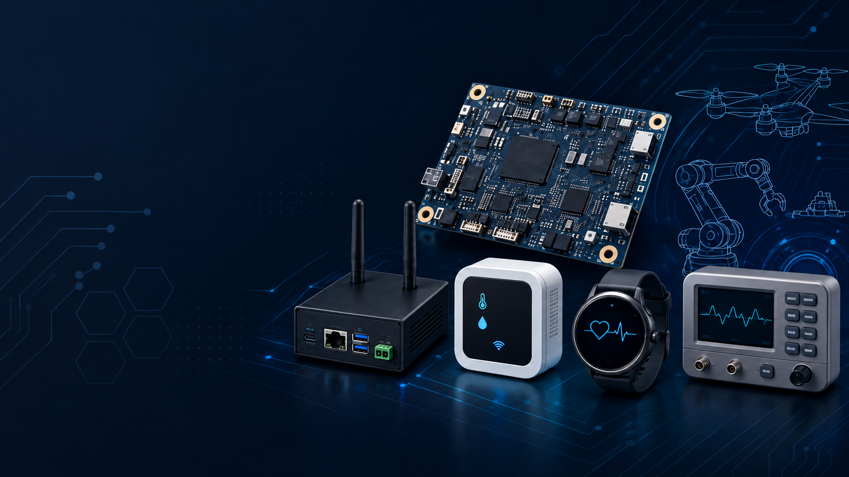 Embedded hardware, connected devices and electronic product engineering